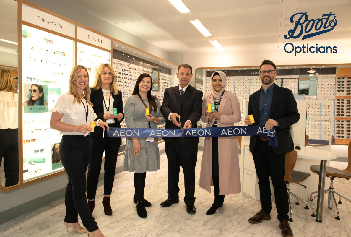 AEON eye drops now available in Boots Opticians across the UK Rayner